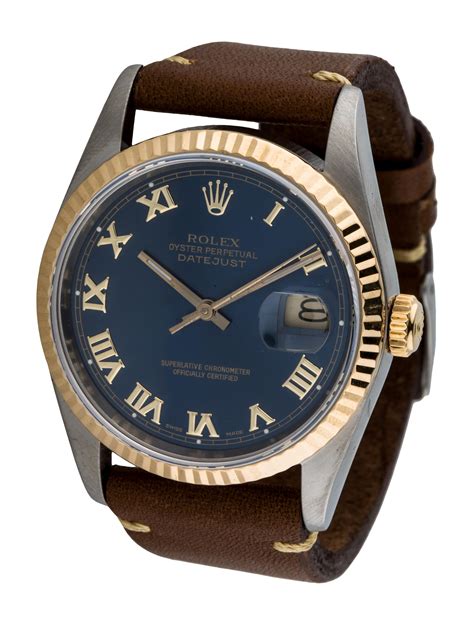 rolex oyster perpetual leather band|Rolex Oyster Perpetual datejust band.